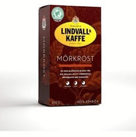 Lindvalls Kaffe Mörkrost Filtre Kahve 450 G