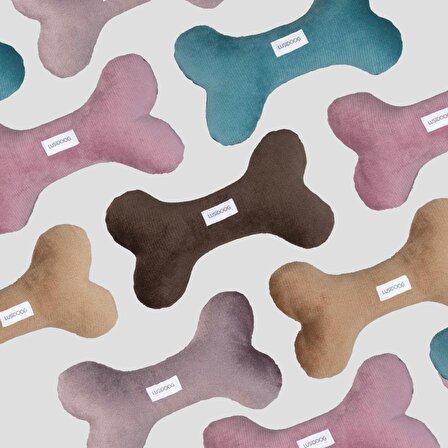 Lusi Doog Peluş Köpek Oyuncağı Kemik (%100 Organik Elyaf) Pembe
