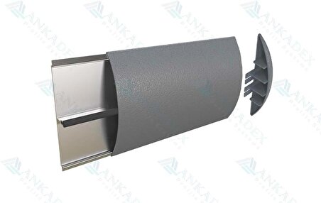 PVC Kapaklı Aluminyum Duvar Koruma Sistemi 180mm(10 Adetx3mt)