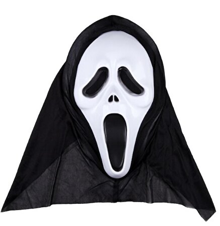 Kapşonlu Çığlık Maskesi Scream Maskesi (4434)