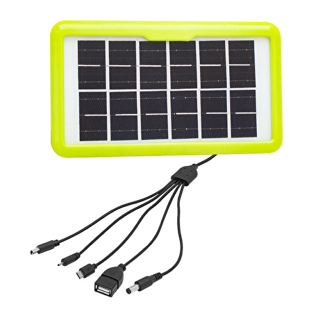 6 VOLT - 0.58 AMPER - 3.5 WATT SOLAR PANEL (4434)