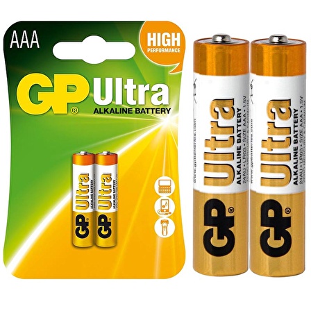 GP 24AU-2U2 ALKALİN İNCE KALEM PİL 2 Lİ PAKET FİYAT (44Pyr34)