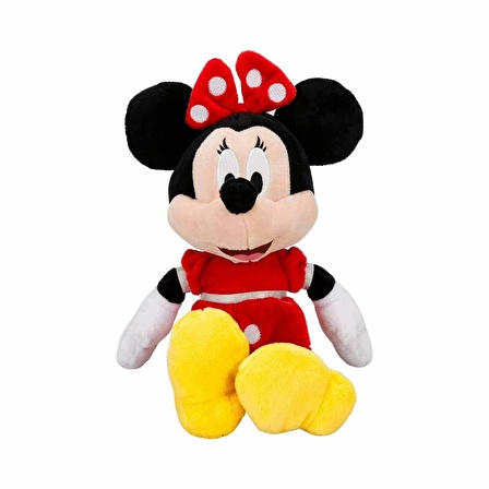 Minnie Kırmızı Elbiseli Peluş 30 cm FABBATOYS