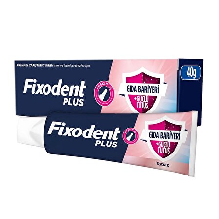 Fixodent Plus Gıda Bariyeri Protez Diş Yapıştırıcı 40 gr