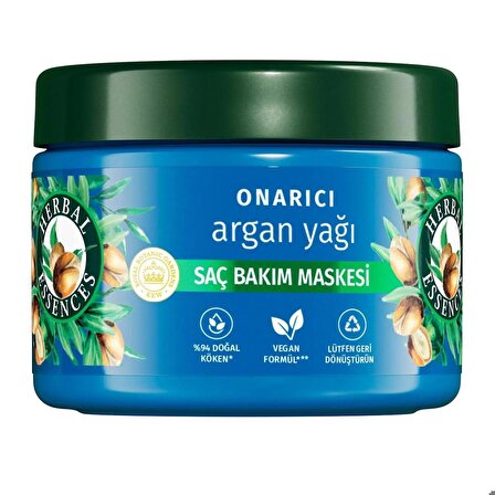 Herbal Essences Onarıcı Argan Yağı Saç Bakım Maskesi 300ml