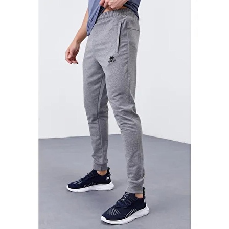 Tommy Life 84343 Cep Fermuarlı Gri Melanj Erkek Eşofman Altı-84343