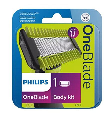 Philips QP610 50'li Tek Bıçaklı Tüm Cilt Tipleri İçin Bıçak Yedeği