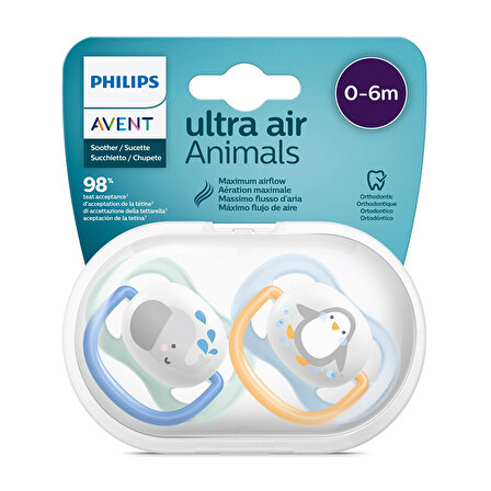 Philips Avent Ultra Air Emzik 0-6 Ay Erkek 2'li