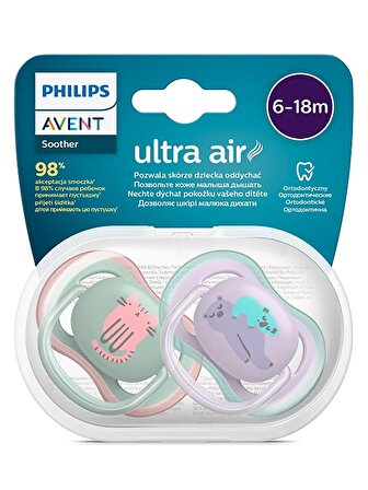 Philips Avent Scf085/18 Ultra Air Emzik 6-18 Ay 2'li Kız