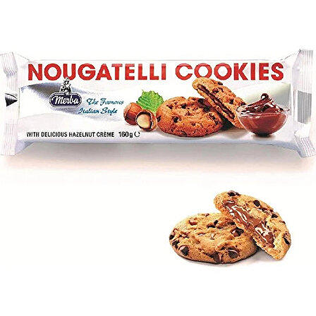 Merba Nougatelli Cookies Kurabiye  175 Gr