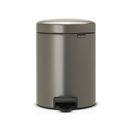 Brabantia Çöp Kutusu 5 litre Newicon Pedallı Platin 112683