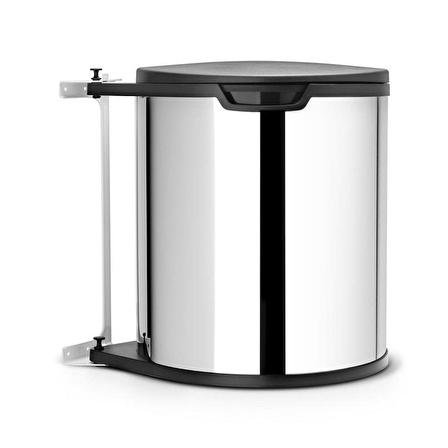 Brabantia Çöp Kutusu 15 lt Dolap İçi Briliant Steel 418181 