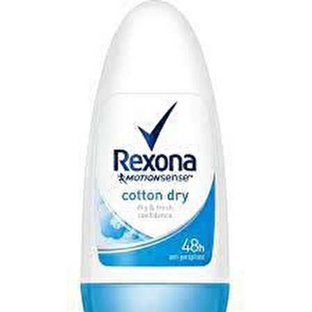 Rexona Cotton Dry Antiperspirant Kadın Roll-On Deodorant 50 ml
