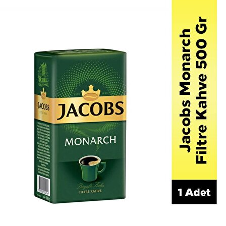 Jacobs Monarch Sert İçim Öğütülmüş Filtre Kahve 500 gr