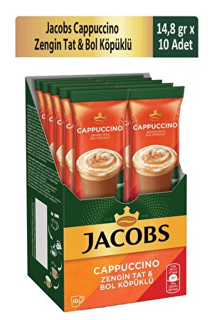 Jacobs Cappuccino 10'lu Poşet Kahve