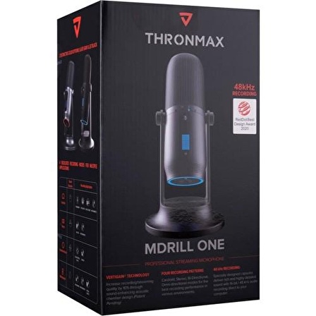 Thronmax M2G Mdrıll One USB 48KHZ 16Bit Hd Kayıt 3,5mm Ses Kontrol LED Mikrofon 34965