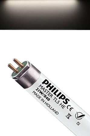 Philips Master TL5 HE 21W/840 Floresan Armatür Günışığı 86,32 cm