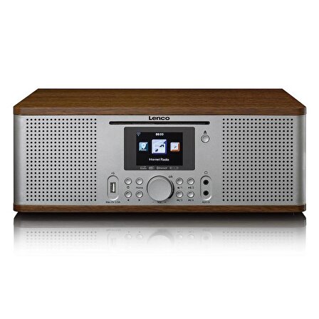 Lenco DIR-270 İnternet Radyo DAB FM Radyo CD Bluetooth Kumandalı Ahşap