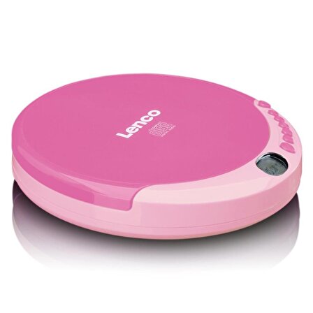 Lenco Taşınabilir CD Çalar Discman Şarj Özellikli Pembe CD-011 PK