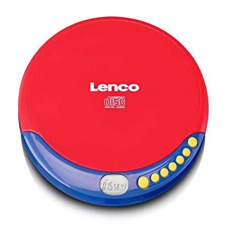 Lenco Taşınabilir CD Çalar Discman Kulaklıklı Şarj Özellikli Çocuklar İçin CD-021 KIDS