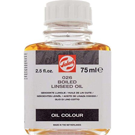 Talens Boiled Linseed Oil 75ml Haşlanmış Keten Tohumu Yağı / 026