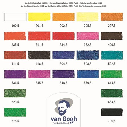 Talens Van Gogh Oil Pastels Yağlı Pastel Boya 24 Renk