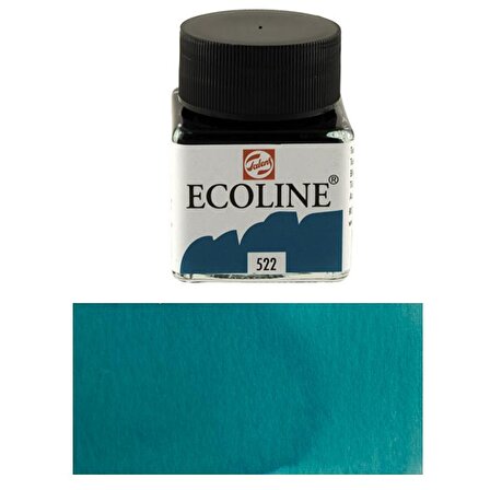 Talens Ecoline 30ml Turquoise Blue No:522