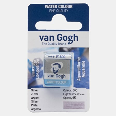 Van Gogh Tablet Sulu Boya Yedek Silver 800