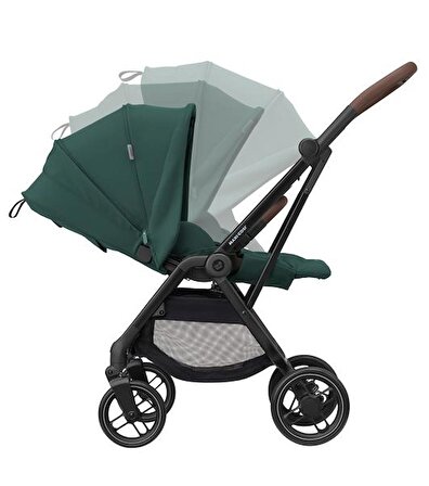 Maxi-Cosi Leona2 Çift Yönlü Uzatılabilir Sırt Desteği Tam Yatabilir Bebek Arabası Essential Green