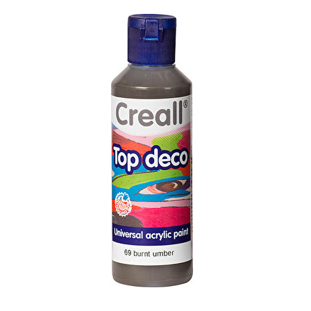 Creall Top Deco - Yanık Kahverengi