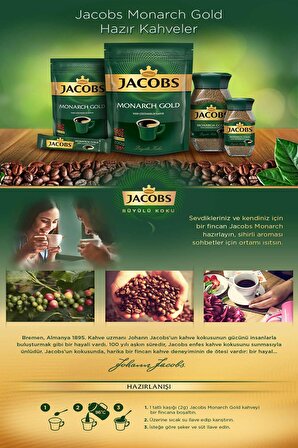 Jacobs Monarch Gold 100 gr Hazır Kahve