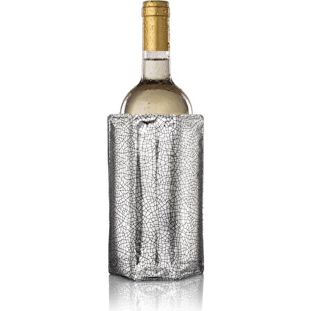 Vacu Vin 38803606 Aktif Şarap Soğutucu Gümüş