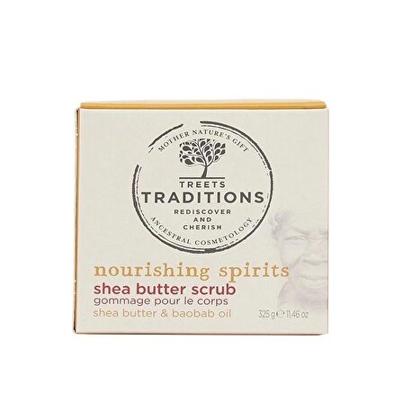 Treets Nourishing Spirits Shea Yağı Pelling Butter Scrub 325Gr