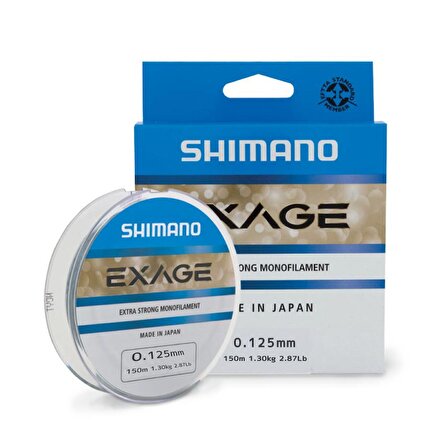 Shimano Exage Monofilament Misina 150mt 0.12mm 1.30kg