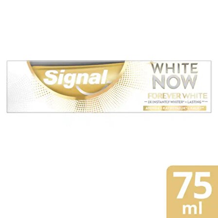 Signal White Now Forever White Beyazlatma Diş Macunu 75 ml 