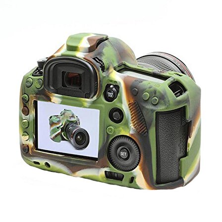 EasyCover Canon 5D Mark III/5Ds/5DsR Kılıf ECC5D3C (Kamuflaj)
