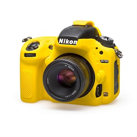 EasyCover Nikon D750 Silikon Kılıf ECND750Y (Sarı)