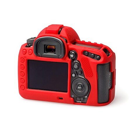 EasyCover Canon 5D Mark IV Silikon Kılıf ECC5DIVR (Kırmızı)