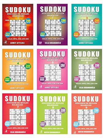 Sudoku Dünyanın En Sevilen Bulmacası (9 Kitap)