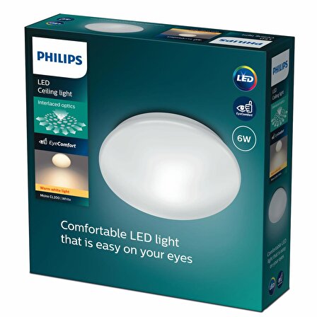 PHILIPS PLAFONYER 6W SARI IŞIK 2700K