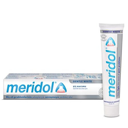 Meridol Gentle White Nane Aromalı Beyazlatma Diş Macunu 75 ml 