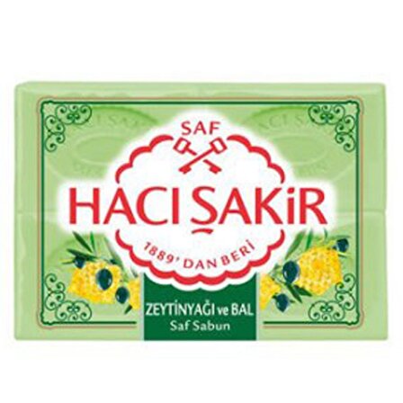 2'li Hacı Şakir Kalıp Sabun Zeytinyağı & Bal 4x150 Gr. EMH
