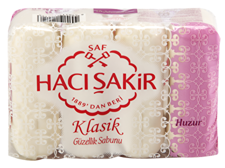 Hacı Şakir Klasik Elegan Güzellik sabunu 4x70 gr