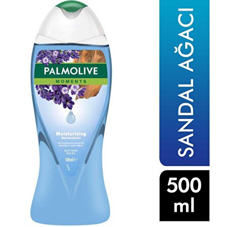 Palmolive Moments Sandal Ağacı Ve Lavanta Yağları ile Nemlendirici Duş Jeli 500 ml 3 ADET