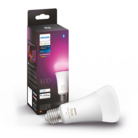 Philips Hue Renkli Ambiyans 13.5W A67 E27 Akıllı Ampul