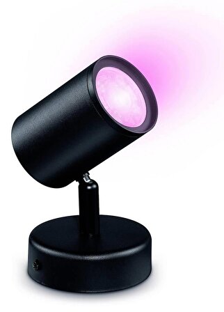 WiZ Imageo Tekli Spot Ayarlanabilir Akıllı Tavan Lambası 929002659001 - Siyah