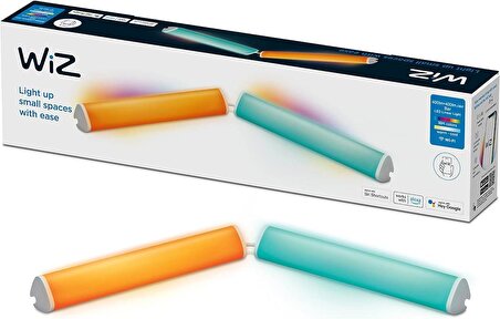 WiZ Light Bar Akıllı Renkli Masa Lambası, 2li Paket - 929003202401