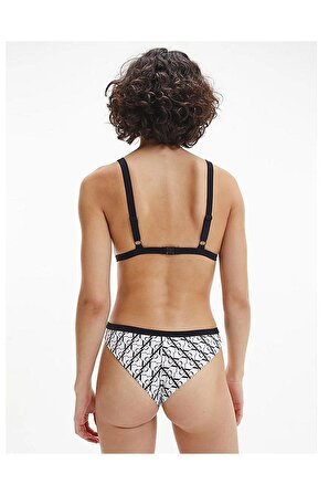 Kadın Calvin Klein Ck Monogram Baskılı Brazilian Kadın Bikini Altı KW0KW01699