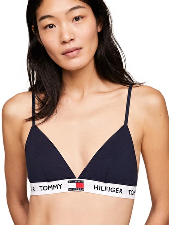 Tommy Hilfiger Kadın Dolgulu Üçgen Lacivert Sütyen