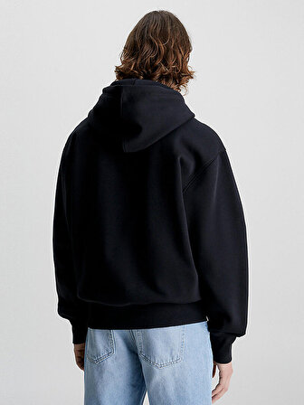 Calvin Klein Jeans Kapüşon Yaka Siyah Erkek Sweatshırt J30J322894BEH